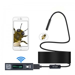 Nội soi không dây 2.0 Megapixel HD WiFi Borescope Giao diện USB Kiểm tra chống nước Rắn quay phim Android, iOS và Windows, iPhone, Samsung, Máy tính bảng, Mac